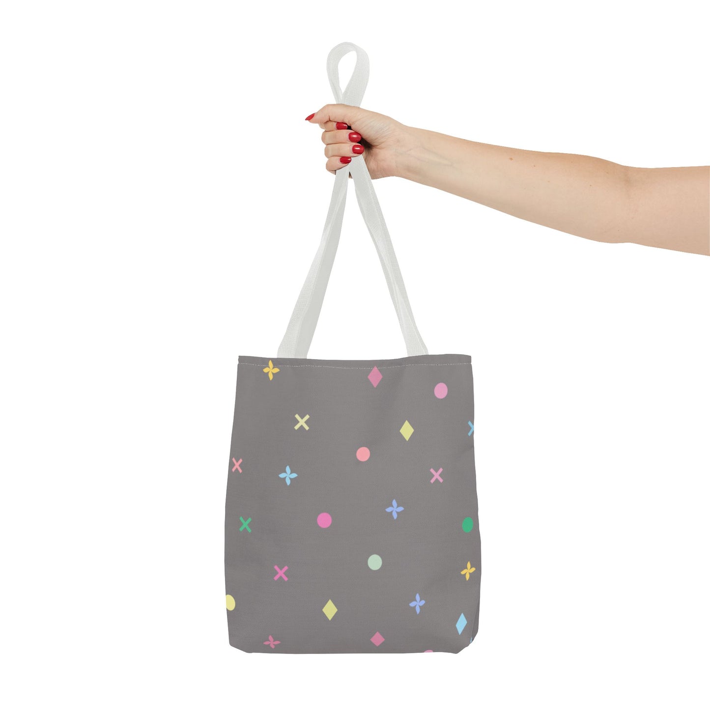 Iconic Aura 13" x 13" Tote Bag - Grey