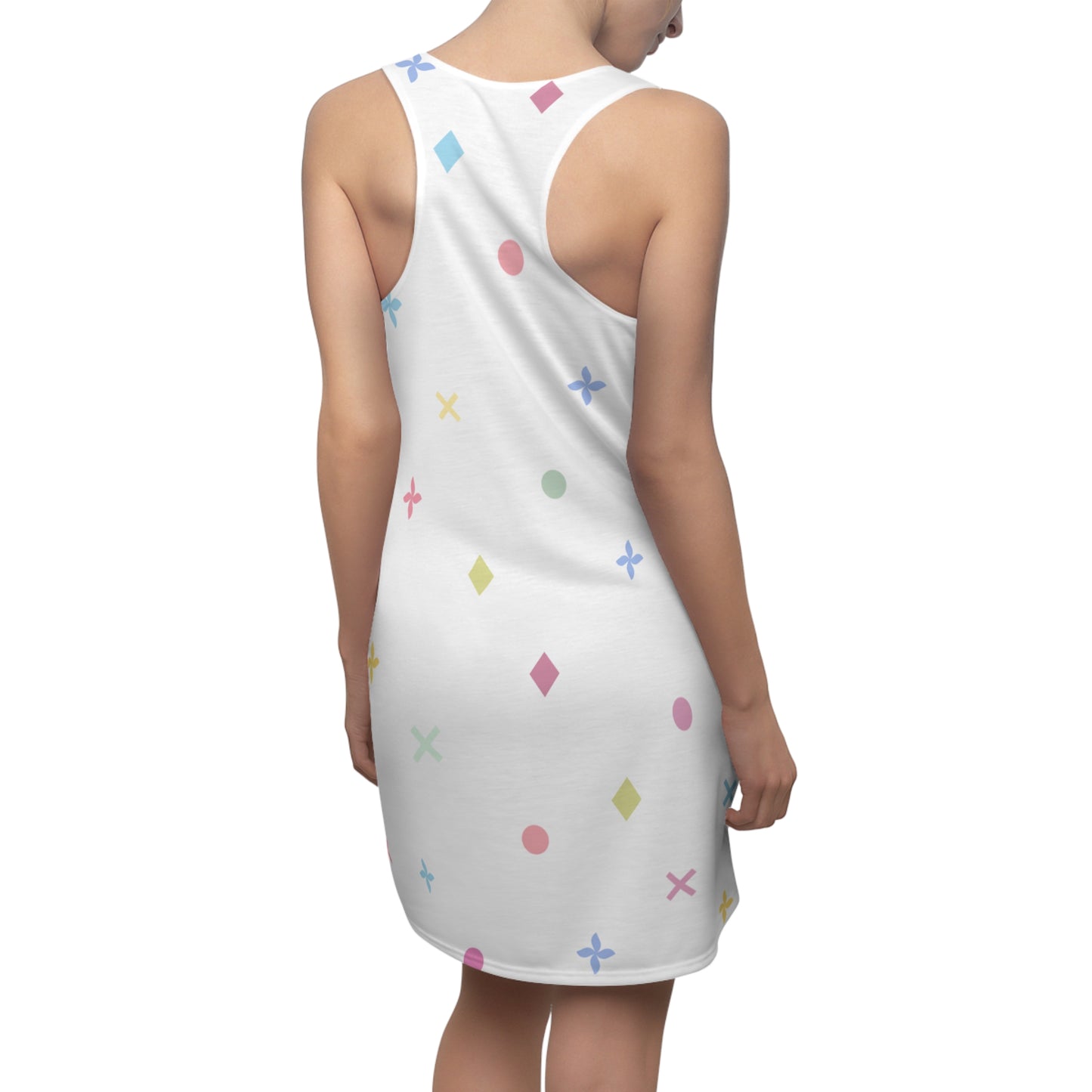 Iconic Aura Racerback Dress - White