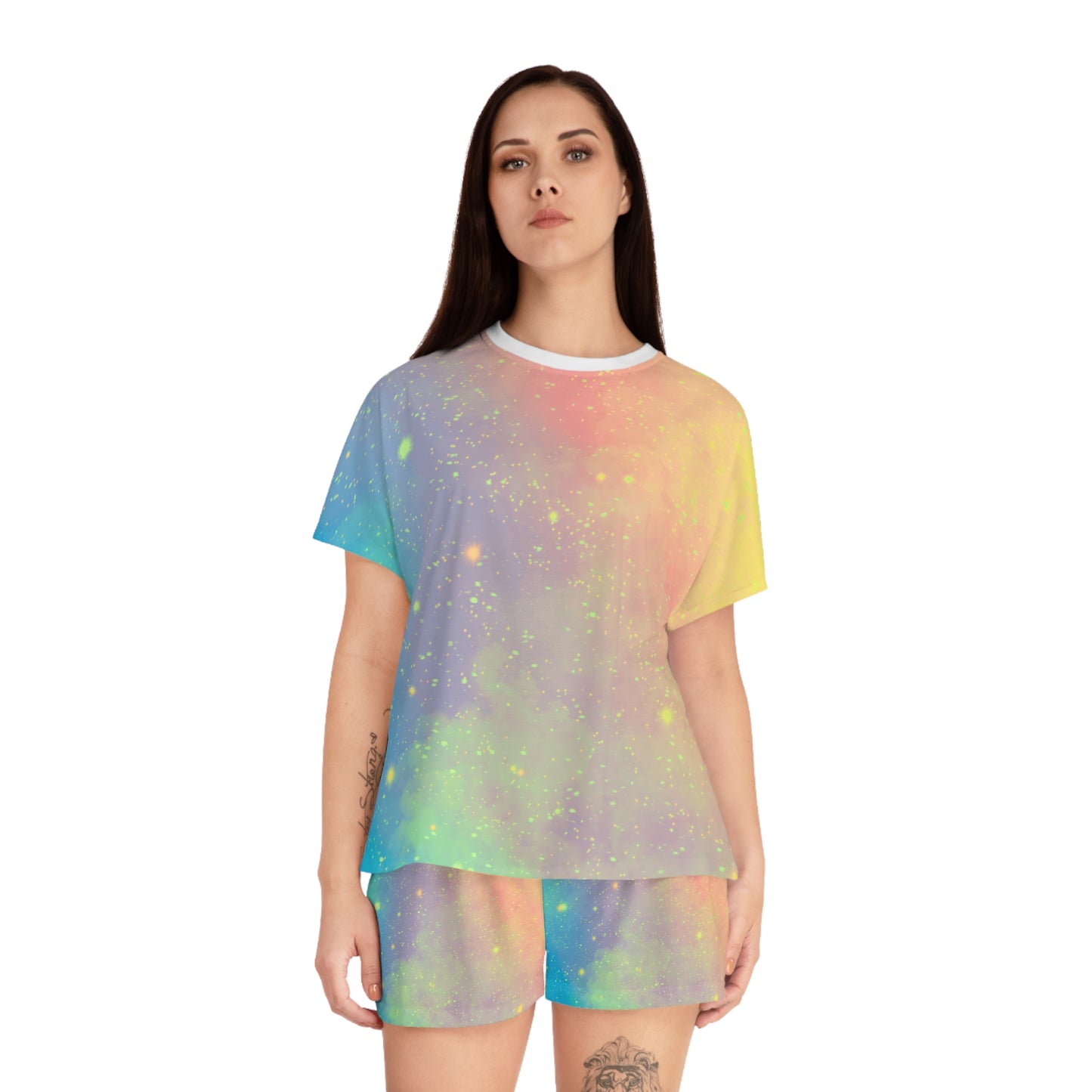 Pastel Twilight Women's Short Pajama Set