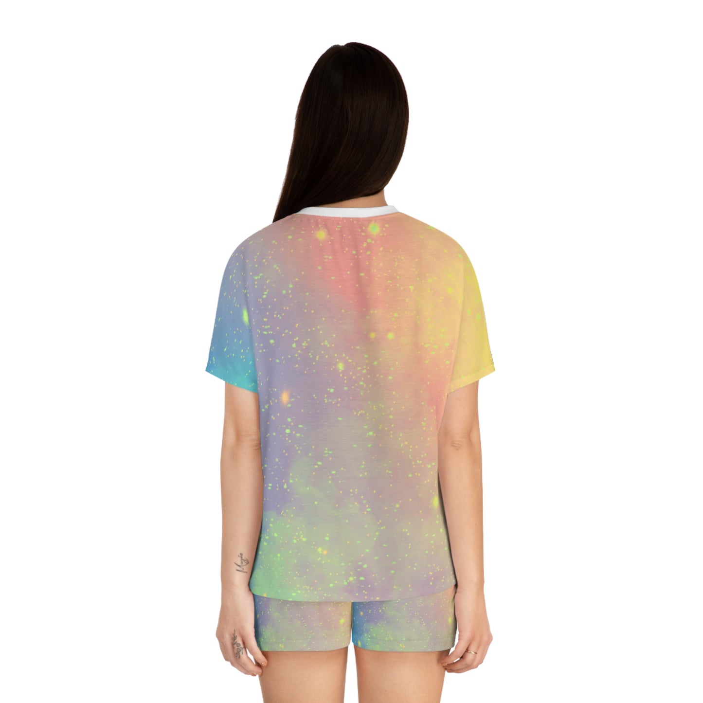 Pastel Twilight Women's Short Pajama Set
