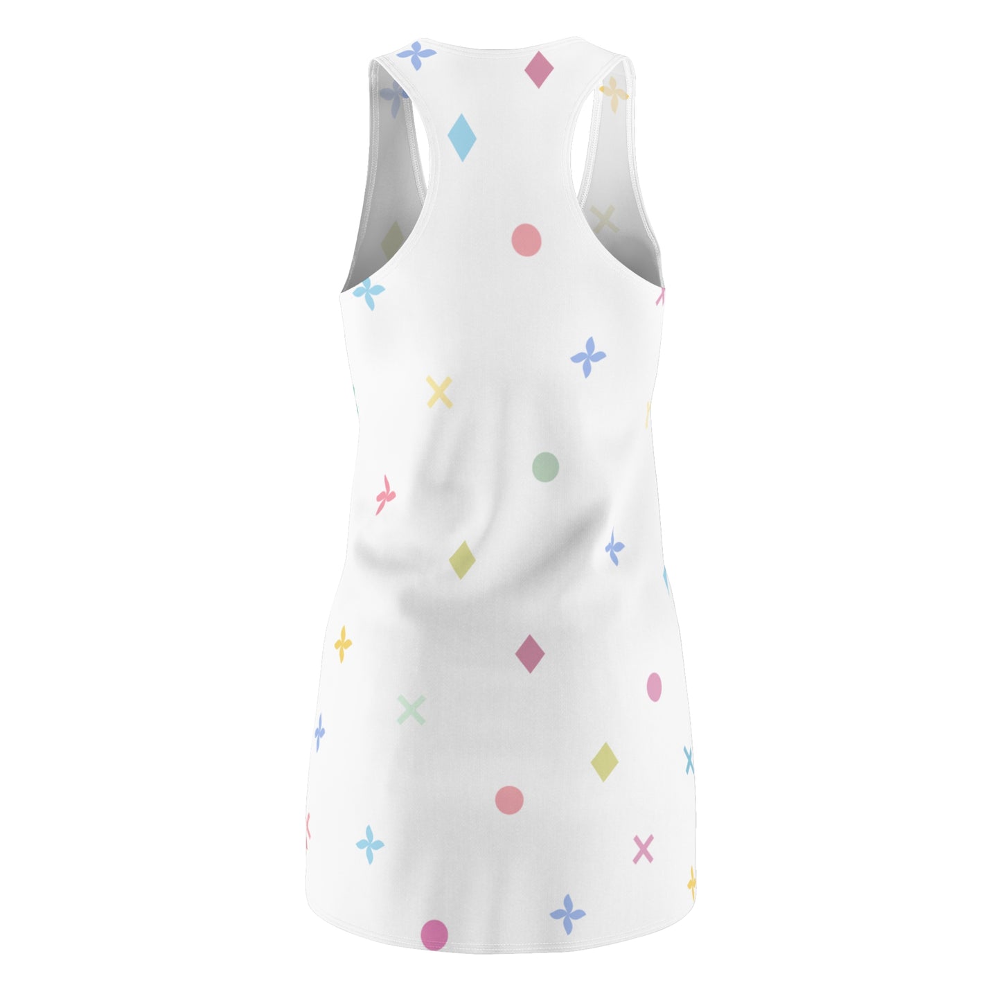 Iconic Aura Racerback Dress - White