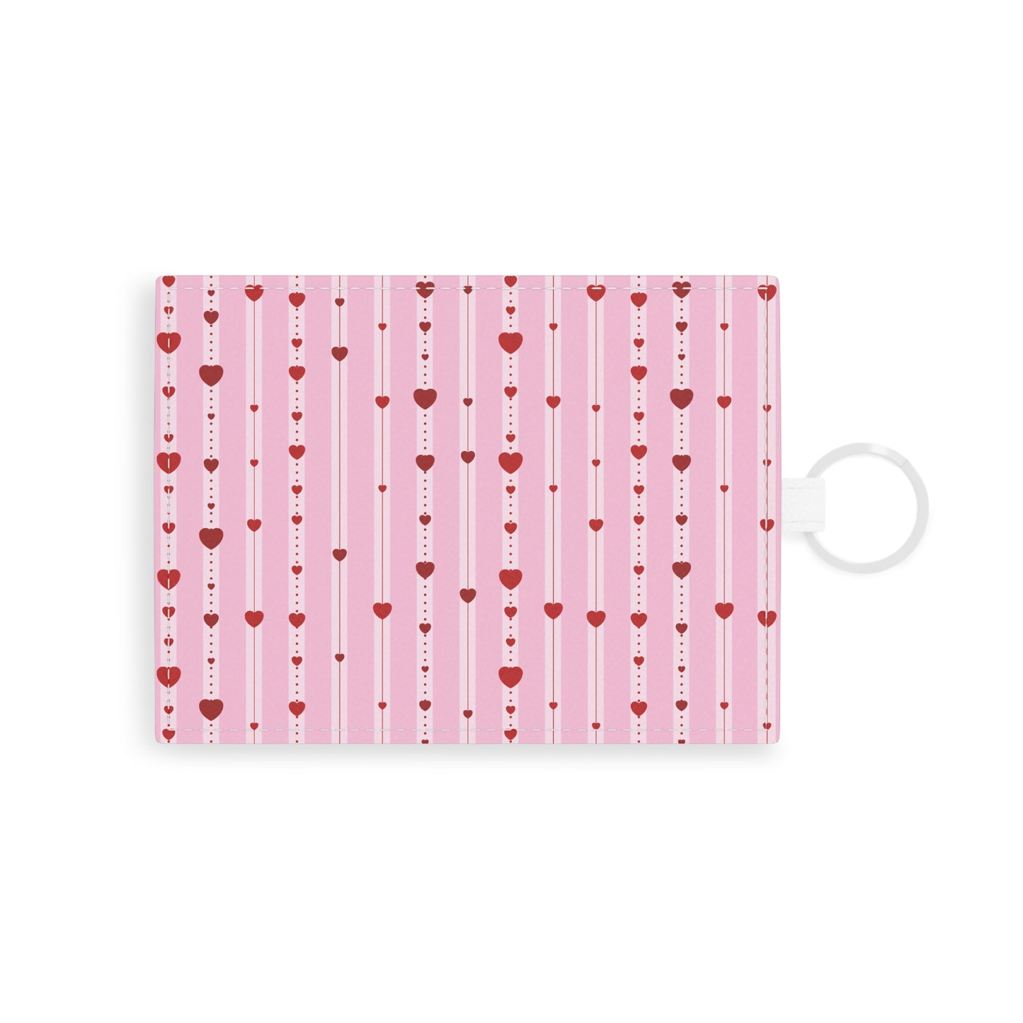 Hearts Aligned Faux Leather Card Wallet