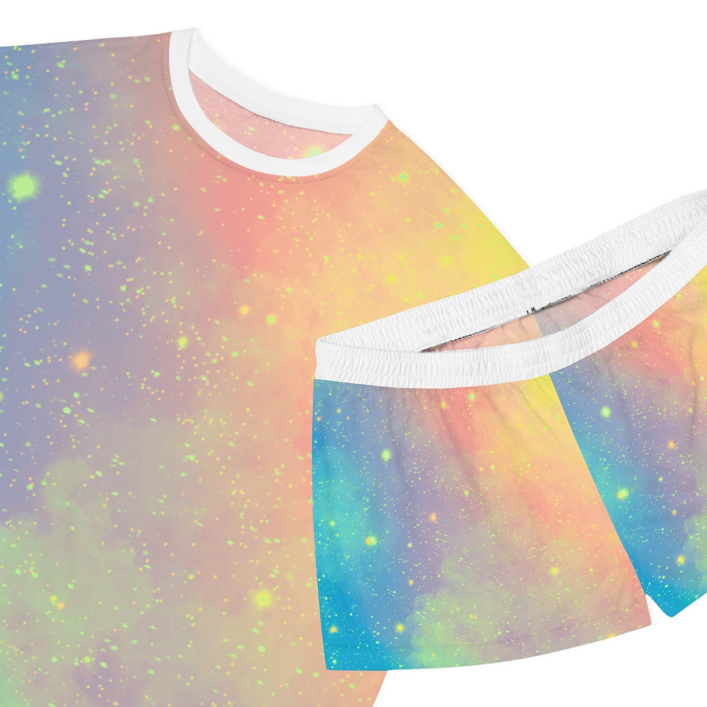 Pastel Twilight Women's Short Pajama Set