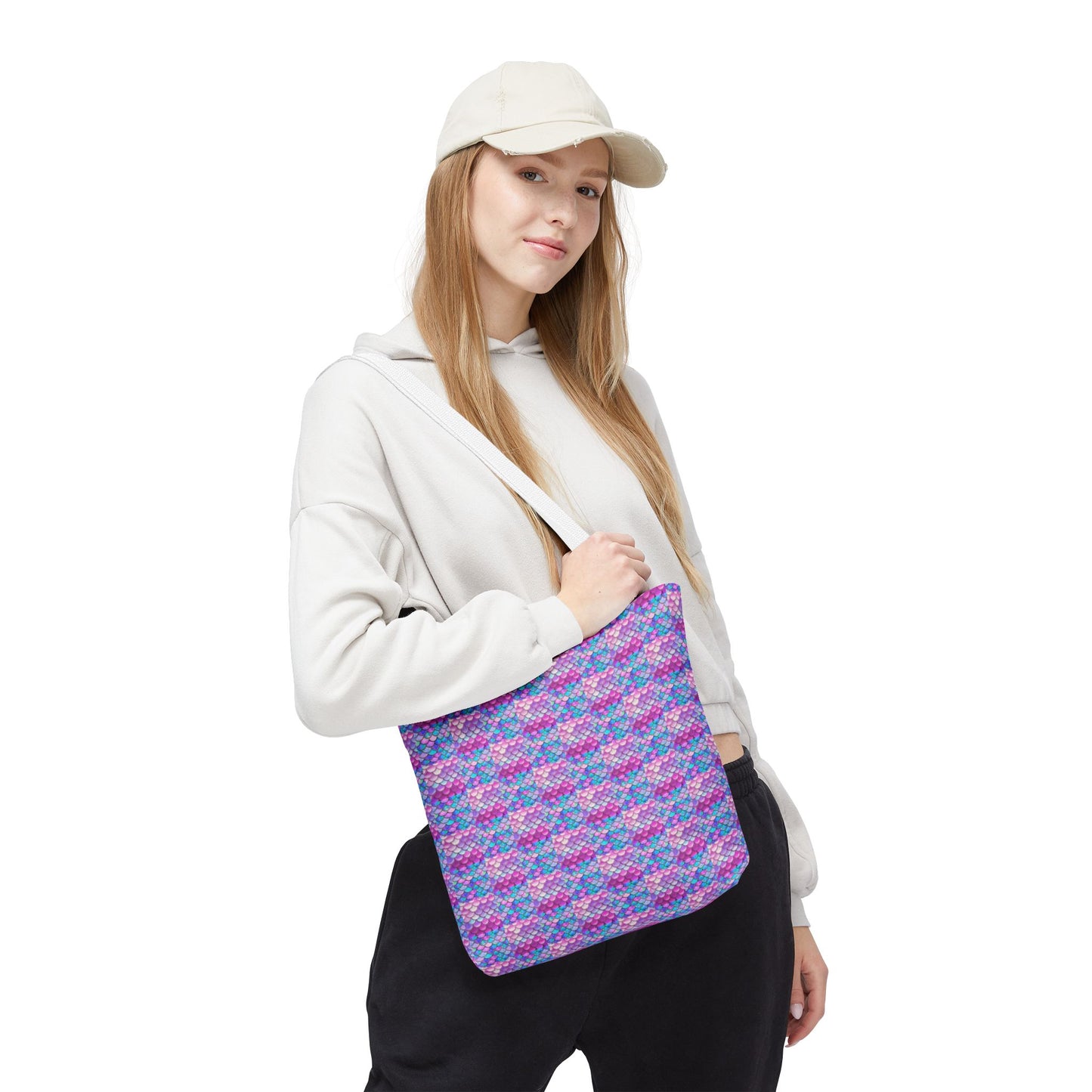 Mermaid Vibes 13" x 13" Tote Bag