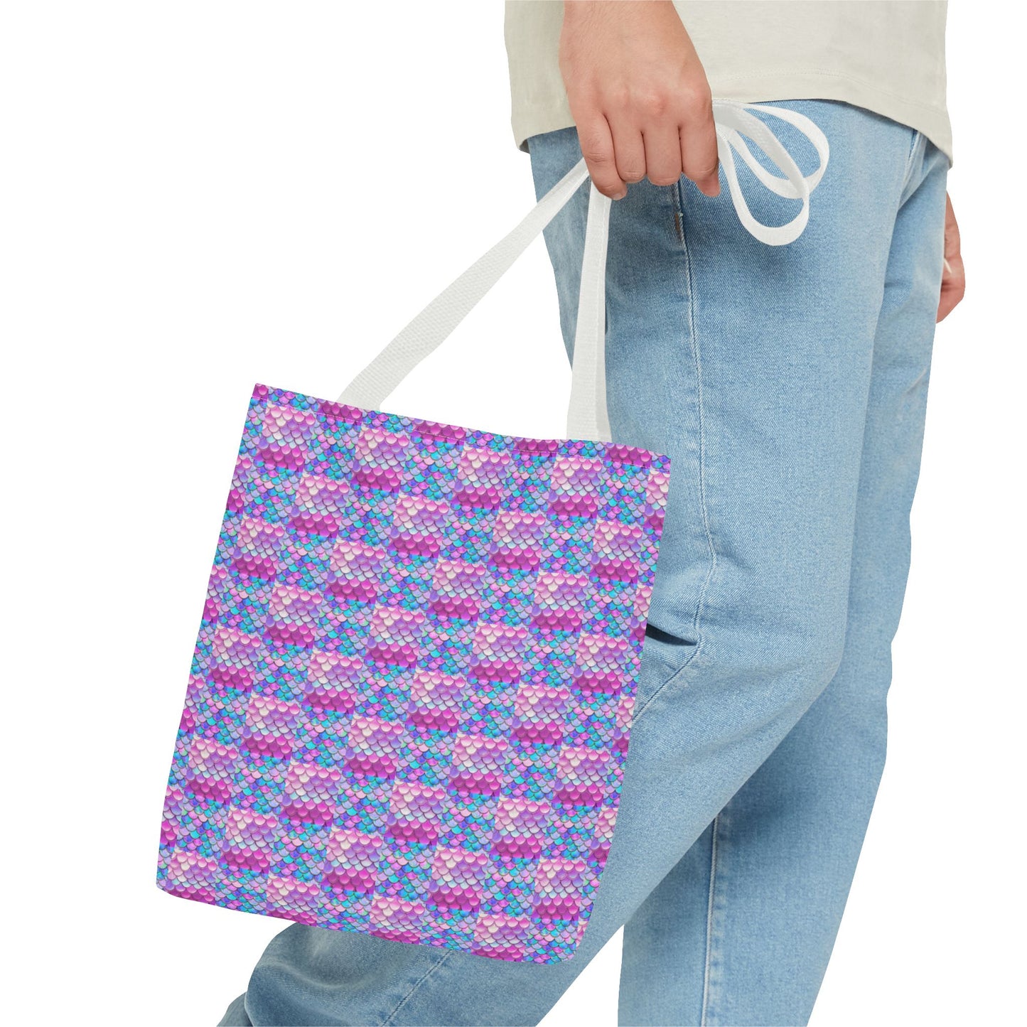 Mermaid Vibes 13" x 13" Tote Bag