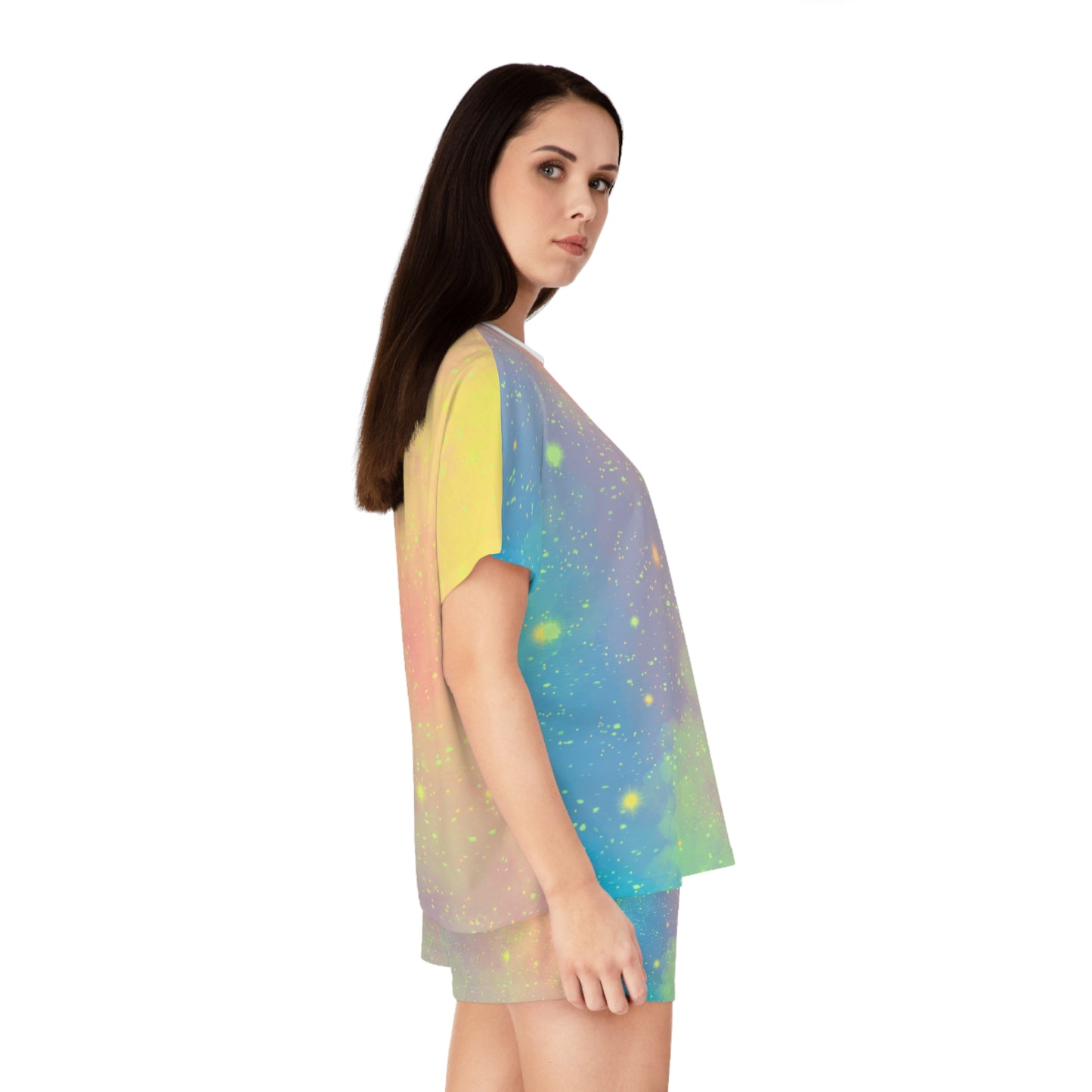 Pastel Twilight Women's Short Pajama Set