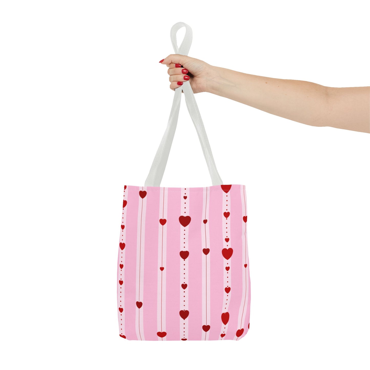 Hearts Aligned 13" x 13" Tote Bag