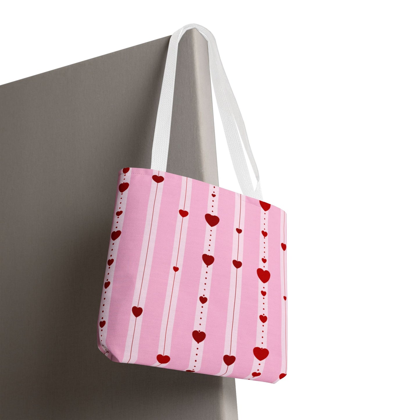 Hearts Aligned 13" x 13" Tote Bag