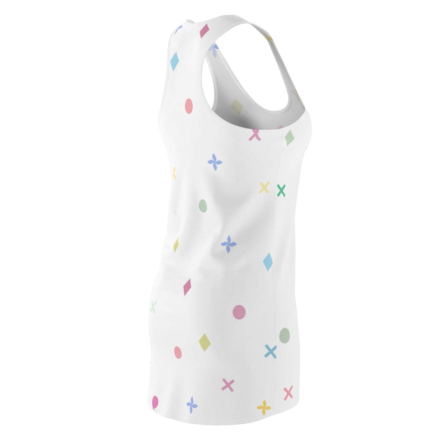 Iconic Aura Racerback Dress - White