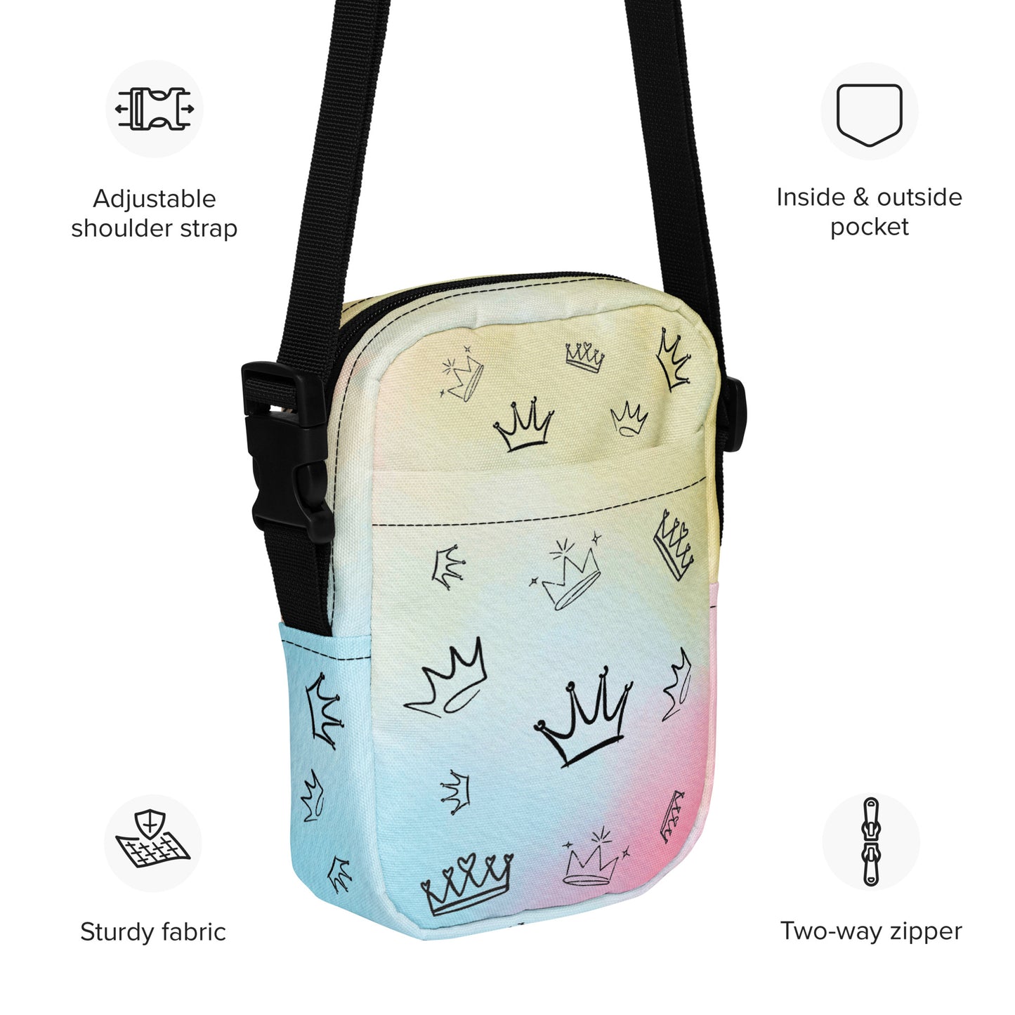 Queen Energy Crossbody Bag - Snow Cone