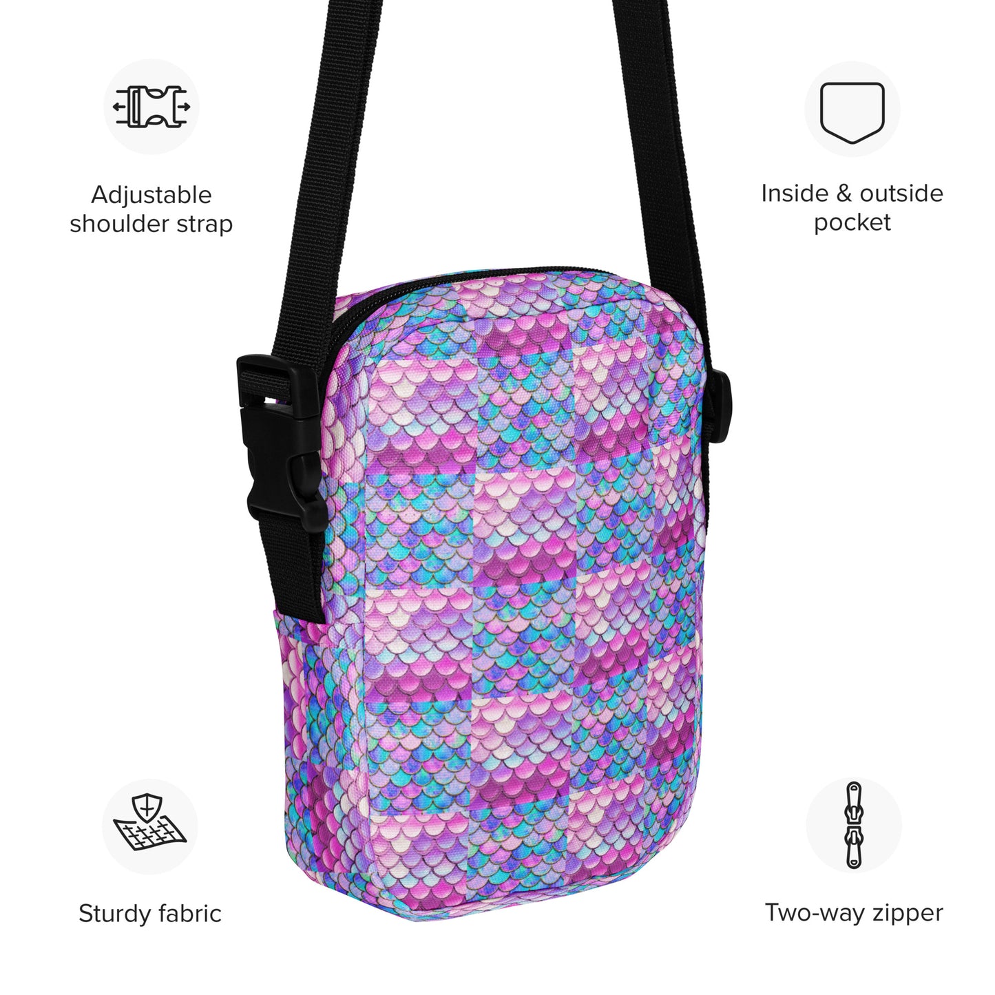 Mermaid Vibes Crossbody Bag