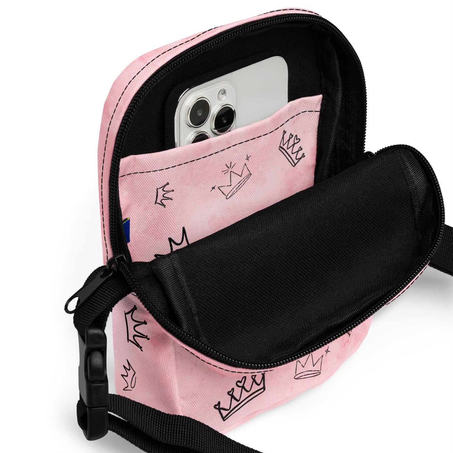 Queen Energy Crossbody Bag - Pink