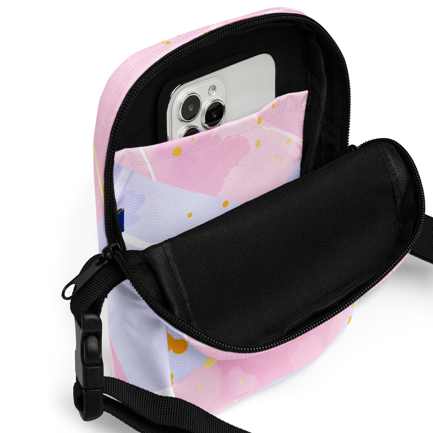 Strong Mind, Calm Spirit - Pink/Lavender - Triangle Pattern