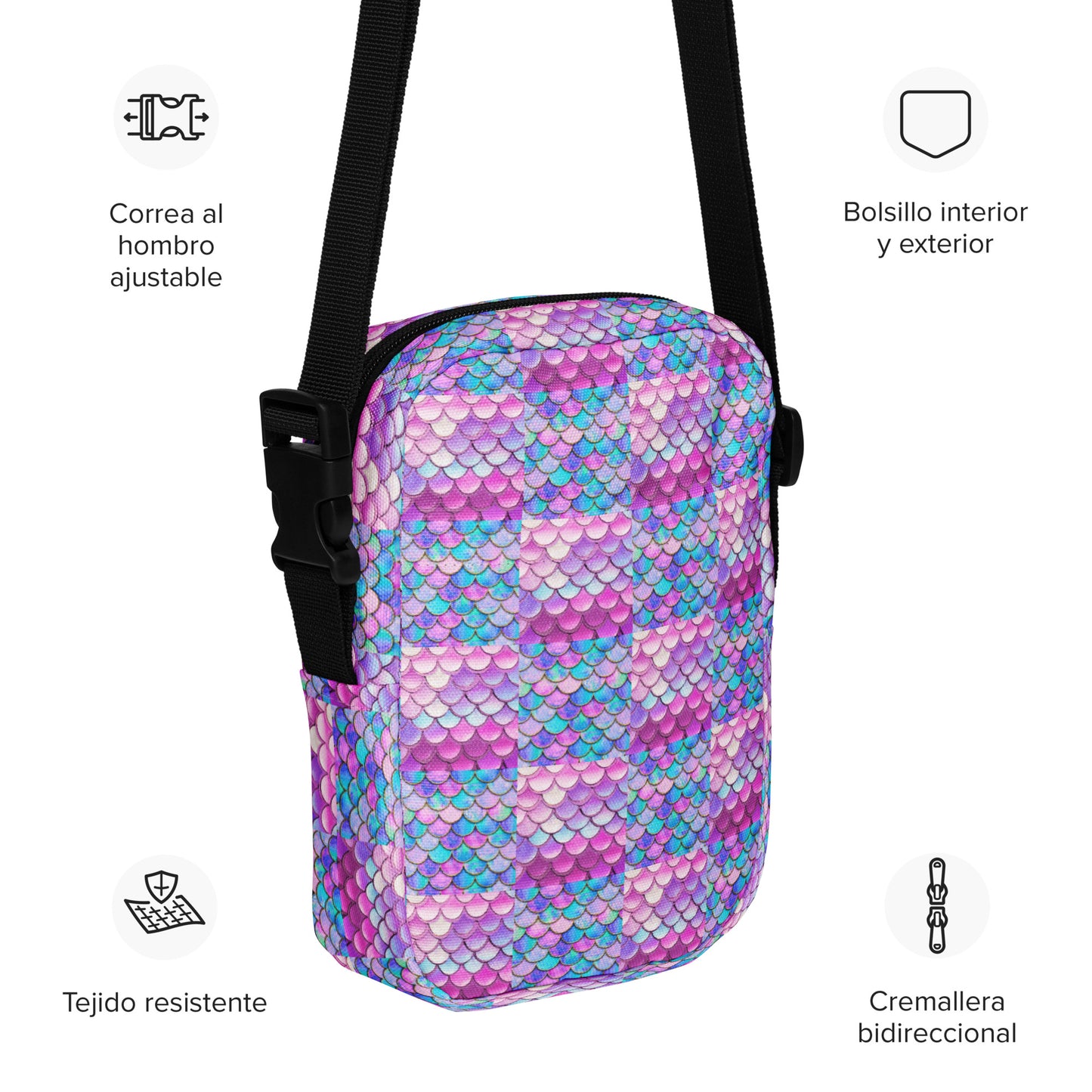 Mermaid Vibes Crossbody Bag