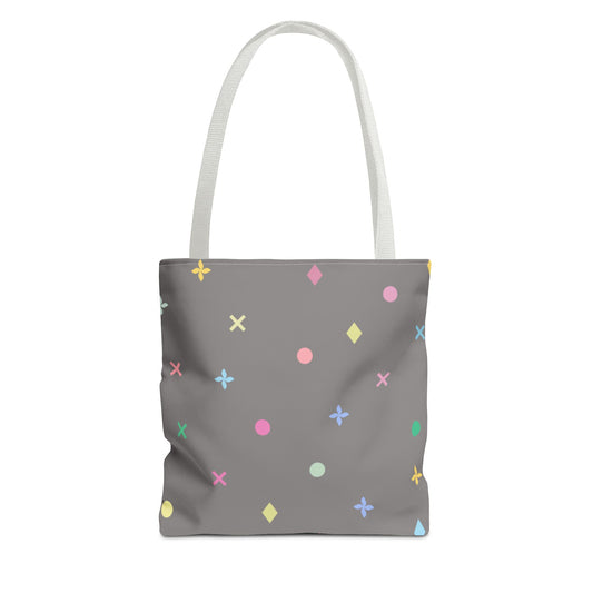 Iconic Aura 13" x 13" Tote Bag - Grey