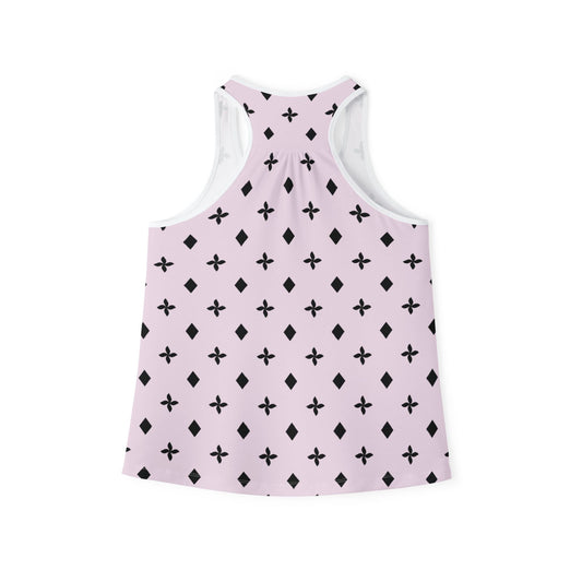 Diamond Chic Tank Top - Light Pink