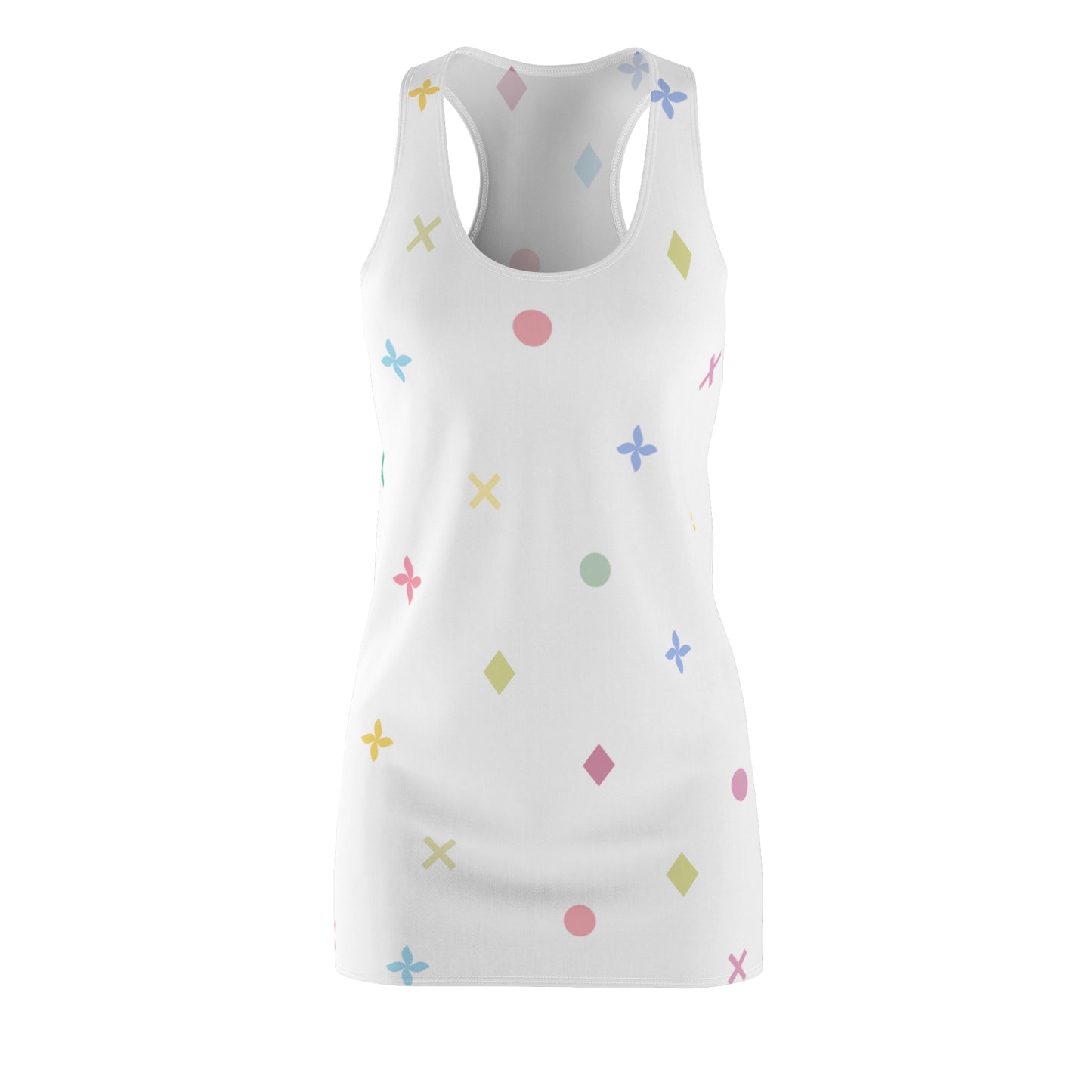 Iconic Aura Racerback Dress - White