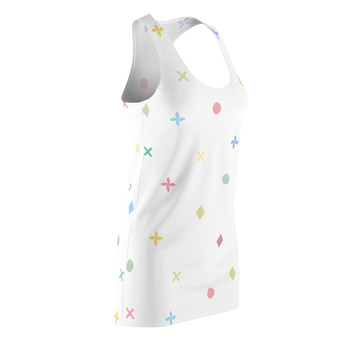 Iconic Aura Racerback Dress - White